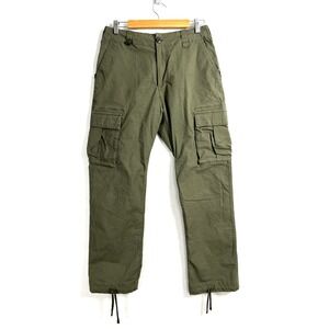 NIKE SB Skatboarding Fatigue Cargo Pant Size 30 Green Ripstop Army Canvas